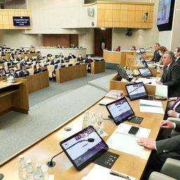 Госдума приняла закон на пленарном заседании 14 апреля. Фото пресс-службы ГД