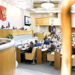 Пленарное заседание нижней палаты российского парламента 17 июля. Фото пресс-службы Госдумы