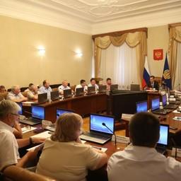 Заседание регионального штаба «Путина-2018» в Астрахани. Фото управления пресс-службы и информации администрации губернатора