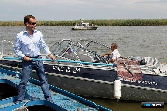 Президент РФ Дмитрий МЕДВЕДЕВ с рабочей поездкой посетил Астраханскую область. Фото – пресс-службы Президента России.