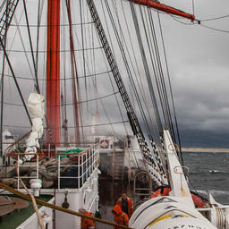 Кругосветное плавание барка «Седов», май 2012. Фото пресс-службы СЗТУ ФАР.