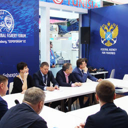 Пути повышения спроса на российскую рыбопродукцию и ее стоимости в оптовом звене обсудили участники круглого стола на выставке Seafood Expo Global / Seafood Processing Global в Брюсселе