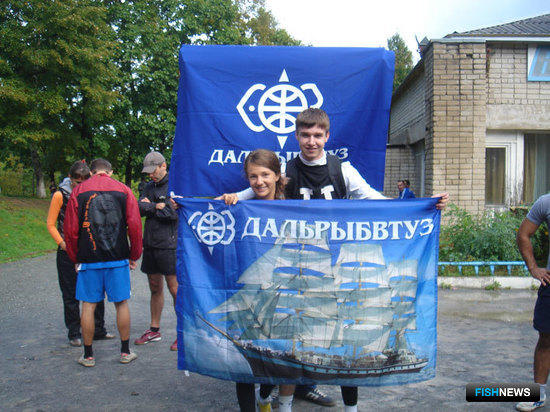 Профсоюзный лидер студентов Дальрыбвтуза Аня Ющенко – руководитель спортивной делегации 