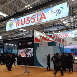 Российская экспозиция на Международной рыбопромышленной выставке в Циндао в 2019 году