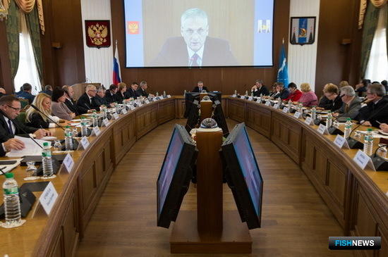 Заседание правительства Сахалинской области. Фото пресс-службы правительства.