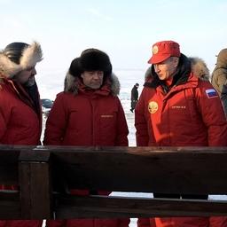 Глава государства Владимир ПУТИН посетил остров Земля Александры архипелага Земля Франца-Иосифа. Фото пресс-службы Кремля