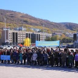 В Петропавловске-Камчатском прошел митинг, посвященный памяти погибших моряков и рыбаков. Фото пресс-службы правительства края
