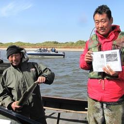 Китай и Россия оценили соблюдение правил лова на Амуре. Фото пресс-службы Амурского теруправления Росрыболовства