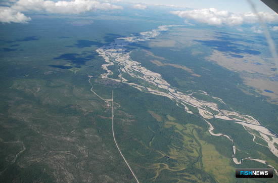 Бассейн реки Ола. Фото пресс-службы МагаданНИРО