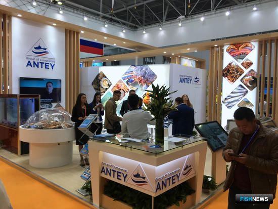 Группа компаний «Антей», участник российского объединенного стенда на рыбохозяйственной выставке в Циндао China Fisheries and Seafood Expo-2017