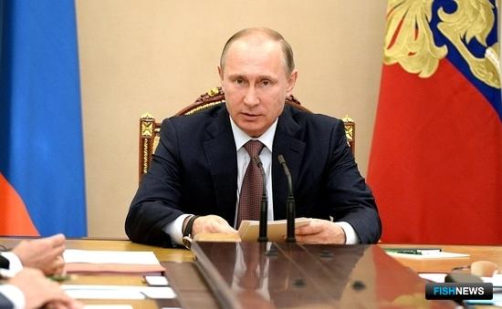 Президент Владимир ПУТИН на расширенном заседании Совбеза. Фото пресс-службы Кремля