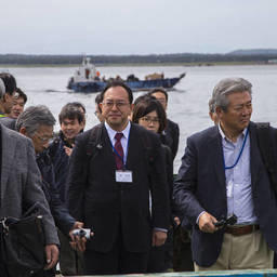 Японский бизнес-десант приступил к осмотру. Фото пресс-службы правительства Сахалинской области
