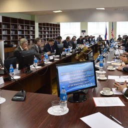 27-я сессия российско-американского Межправительственного консультативного комитета по рыбному хозяйству стартовала во Владивостоке. Фото пресс-службы Дальрыбвтуза