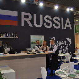На российском стенде выставки Seafood Expo Global / Processing Global в апреле 2016 г.