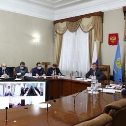 Астраханские участники совещания. Фото пресс-службы регионального правительства