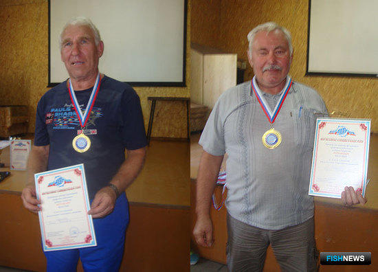 Петр КИСЕЛЕВ (слева) и Борис БУДАНЦЕВ удостоены медалей за большой вклад в развитие физкультурно-спортивного движения