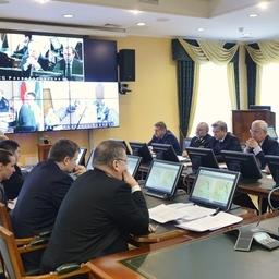 Заседание штаба охотоморской путины в Росрыболовстве. Фото пресс-службы ФАР