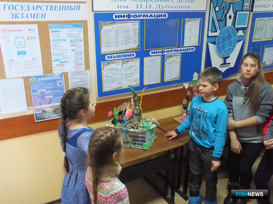 На третьем месте - работа школьников из села Екатериновка Приморского края