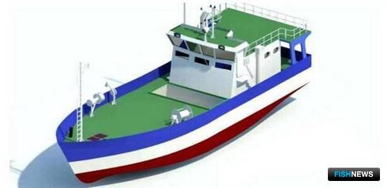 Типовая модель судна для глубоководного промысла, разработанная в Индии. Изображение с портала портал The Hindu