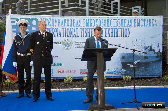 Виктор ЗУБКОВ открывает Международную выставку "Экспофиш-2011"