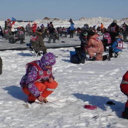 Рыбацкие соревнования «Сахалинский лед». Фото пресс-службы администрации Сахалинской области