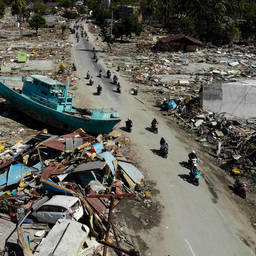 Разрушения в городе Палу после землетрясения и цунами в Индонезии 28 сентября. Фото Jewel Samad (ФАО)
