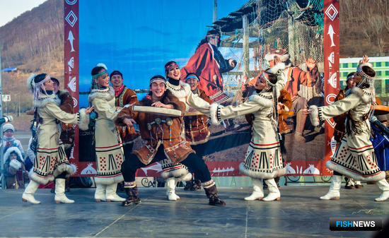 Коренные жители Камчатки на празднике «Алхалалалай». Фото пресс-службы правительства края