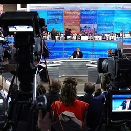 Президент Владимир ПУТИН ответил на вопросы в рамках прямой линии. Фото с пресс-службы главы государства