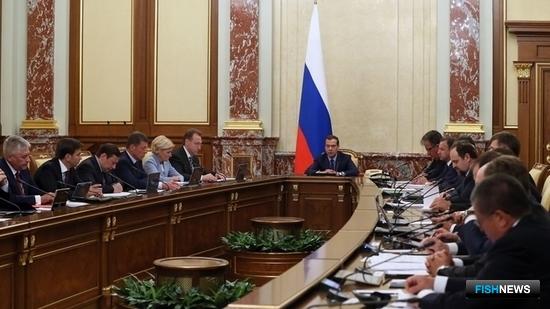 Премьер-министр Дмитрий МЕДВЕДЕВ прокомментировал изменения закона о рыболовстве. Фото пресс-службы Правительства РФ