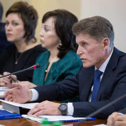Губернатор Сахалинской области Олег Кожемяко. Фото пресс-службы правительства региона