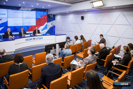 Пресс-конференция, посвященная проведению IV Съезда работников рыбохозяйственного комплекса РФ