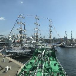 На Морском салоне во Владивостоке организовали выставку кораблей. Фото пресс-службы администрации Приморья