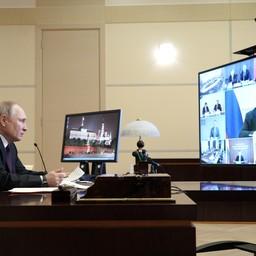 Президент Владимир ПУТИН на мартовском видеосовещании по повышению инвестиционной активности бизнеса