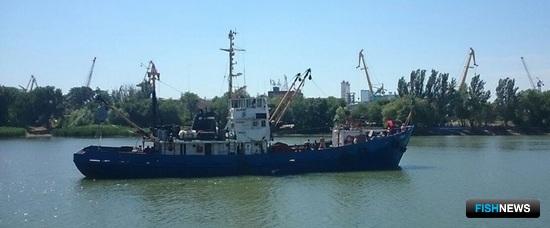 Судно «Илия» отправляется на комплексные съемки в Азовское море. Фото пресс-службы АзНИИРХ