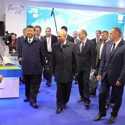 «Русский рыбный дом» посетили президент Владимир ПУТИН и председатель Китайской Народной Республики СИ Цзиньпин. Фото пресс-службы главы государства