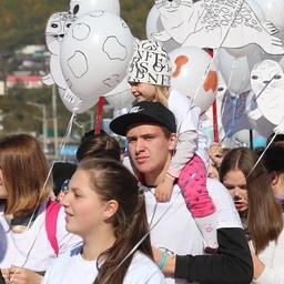 В сентябре прошлого года в фестивале «Море жизни» поучаствовало около 4 тыс. жителей Камчатки. Фото пресс-службы правительства региона