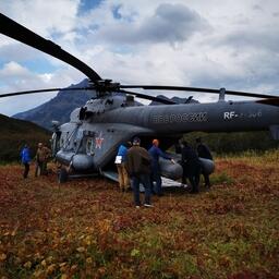 Добраться до озера можно было только на вертолете. Фото пресс-службы ВНИРО