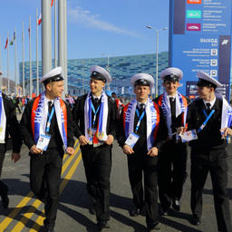 Практиканты продолжают посещать Олимпийский парк. Фото пресс-службы БГАРФ.