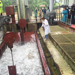 Рыбоподъемный механизм. Фото пресс-службы ФГБУ «Краснодарское водохранилище»
