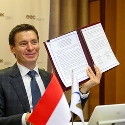 Министр по торговле Евразийской экономической комиссии Андрей СЛЕПНЕВ. Фото пресс-службы ЕЭК