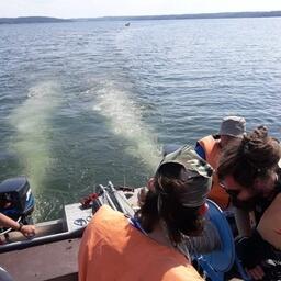 На Виштынецком озере испытали новый трал для добычи ряпушки. Фото пресс-службы КГТУ