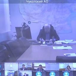 Заместитель губернатора — начальник департамента сельского хозяйства и продовольствия Чукотки Сергей ДАВИДЮК выступил на заседании по видеосвязи