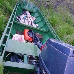 Владелец лодки скрылся, бросив имущество. Фото пресс-службы СВТУ