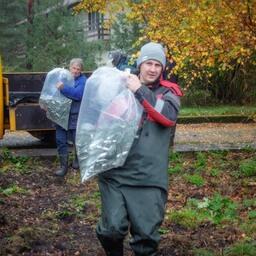 Молодь доставили из рыбоводного цеха в поселке Лесной. Фото пресс-службы Главрыбвода
