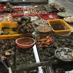 Южнокорейские морепродукты