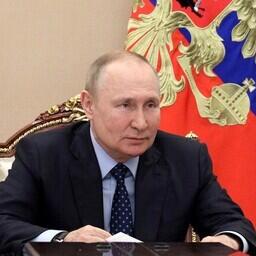 Президент Владимир ПУТИН на видеоконференции. Фото пресс-службы главы государства