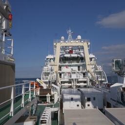 На турецкой верфи «Терсан» компании «Океанрыбфлот» передали супертраулер «Владимир Бирюков». Фото Валентины Боковиковой