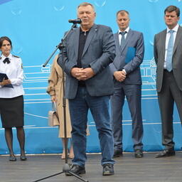 Во время торжественной церемонии президент группы компаний «Антей» Иван МИХНОВ анонсировал строительство еще 17 судов
