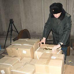 Спрятанный товар нашли при досмотре возле МАПП «Ольховка». Фото пресс-службы Сибирского таможенного управления