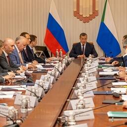 Вице-премьер — полпред президента в ДФО Юрий ТРУТНЕВ провел заседание Совета Дальневосточного федерального округа. Фото пресс-службы правительства России